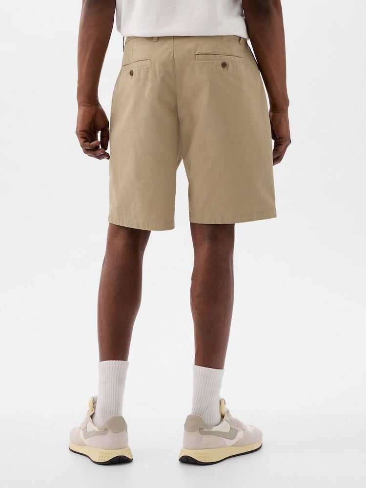 Gap Beige Cotton Blend Vintage Shorts - Image 2 of 5