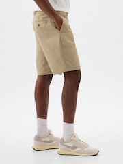 Gap Beige Cotton Blend Vintage Shorts - Image 3 of 5