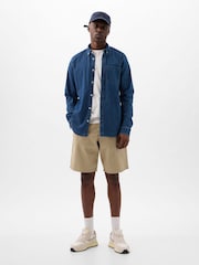 Gap Beige Cotton Blend Vintage Shorts - Image 4 of 5