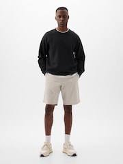 Серый - Gap Cotton Blend Vintage Shorts - Изображение 4 из 5