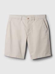 Серый - Gap Cotton Blend Vintage Shorts - Изображение 5 из 5