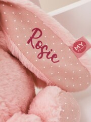 Personalised Pink Bunny Soft Toy by My 1st Years - Image 2 of 4