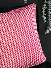 Rockett St George Natural Take A Seat Embroidered Slogan Cushion - Image 3 of 6