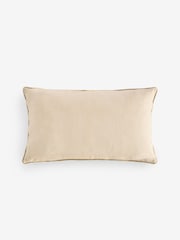 Rockett St George Red Playful Christmas Embroidered Slogan Cushion - Image 5 of 6