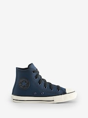 Converse Blue Chuck Taylor Kid Durable Tectuff High Trainers - Image 1 of 9