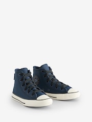Converse Blue Chuck Taylor Kid Durable Tectuff High Trainers - Image 3 of 9