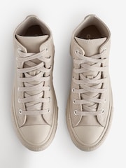 Converse Cream Chuck Taylor All Star Eva Lift Monochrome Trainers - Image 5 of 9