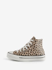Converse Animal Chuck Taylor Leopard High Lift Trainers - Image 2 of 9
