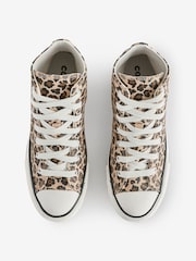 Converse Animal Chuck Taylor Leopard High Lift Trainers - Image 5 of 9