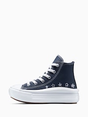 Converse Blue Chuck Taylor Kid Move Trainers - Image 4 of 9