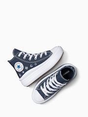 Converse Blue Chuck Taylor Kid Move Trainers - Image 5 of 9