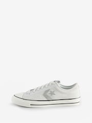 Converse Grey Star Player 76 Suede Remix Trainers - Image 2 of 9