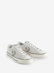 Converse Grey Star Player 76 Suede Remix Trainers - Image 3 of 9