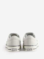 Converse Grey Star Player 76 Suede Remix Trainers - Image 4 of 9