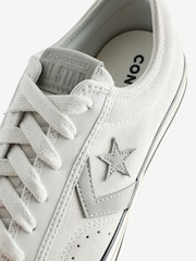 Converse Grey Star Player 76 Suede Remix Trainers - Image 8 of 9