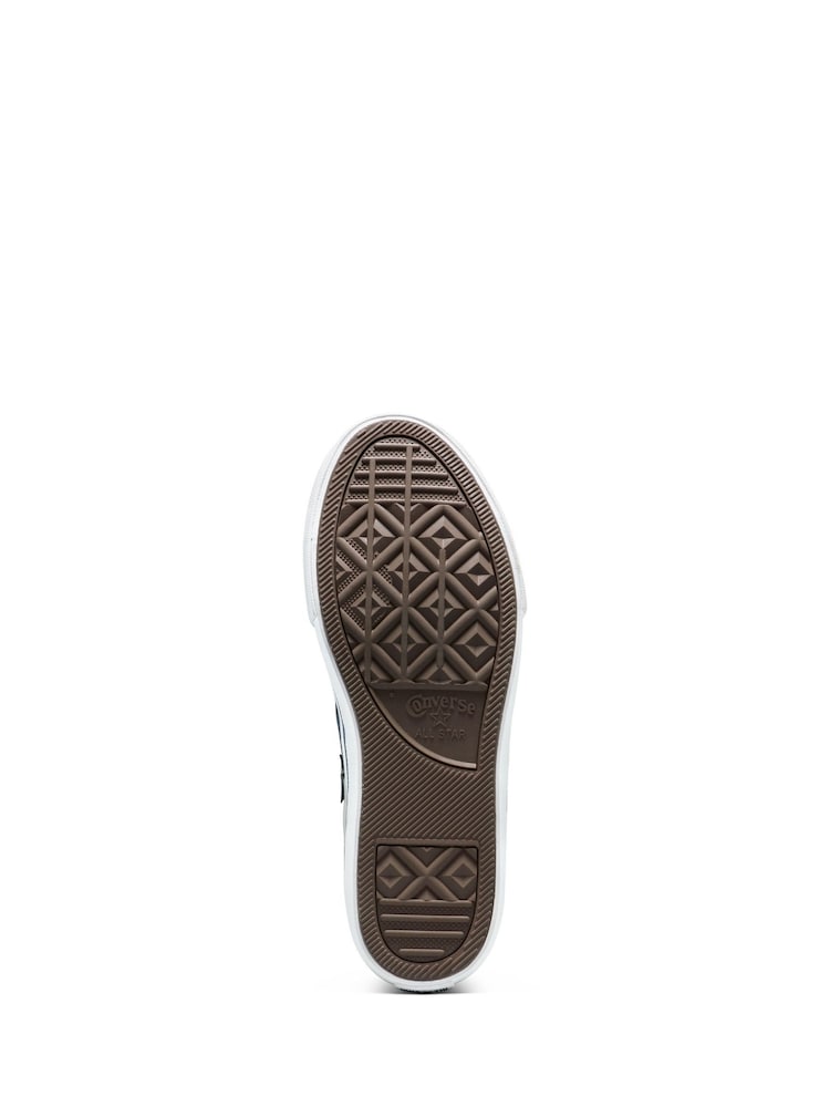 Converse White Pro Blaze Strap Leather Trainers - Image 8 of 8