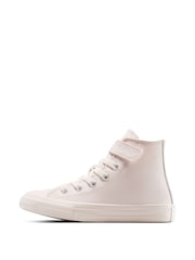 Converse Pink Chuck Taylor Monochrome Kid High Trainers - Image 2 of 8