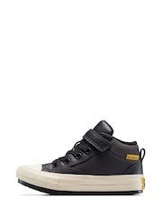 Converse Black Chuck Taylor Kid Easy On Strap Malden Trainers - Image 4 of 9
