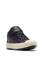 Converse Black Chuck Taylor Kid Easy On Strap Malden Trainers - Image 6 of 9