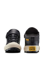 Converse Black Chuck Taylor Kid Easy On Strap Malden Trainers - Image 8 of 9