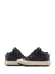 Converse Black Chuck Taylor Kid Easy On Strap Malden Trainers - Image 9 of 9