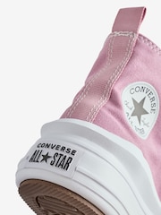 Converse Pink Chuck Taylor Kid Move Trainers - Image 8 of 9