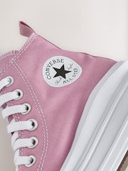 Converse Pink Chuck Taylor Move Platform Trainers - Image 8 of 9