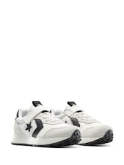 Converse White Omega Kid Easy On Trainers - Image 4 of 8