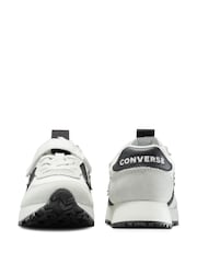 Converse White Omega Kid Easy On Trainers - Image 5 of 8