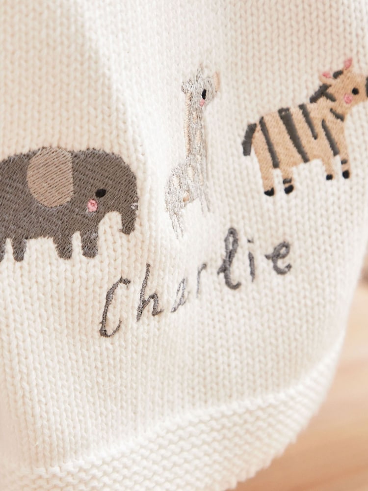 Personalised Born To Be Loved Shawl by My 1st Years - Image 2 of 3