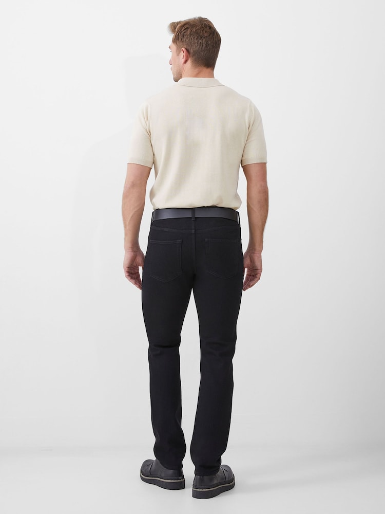 French Connection Black Slim Fit Stretch Jeans - Image 3 of 5