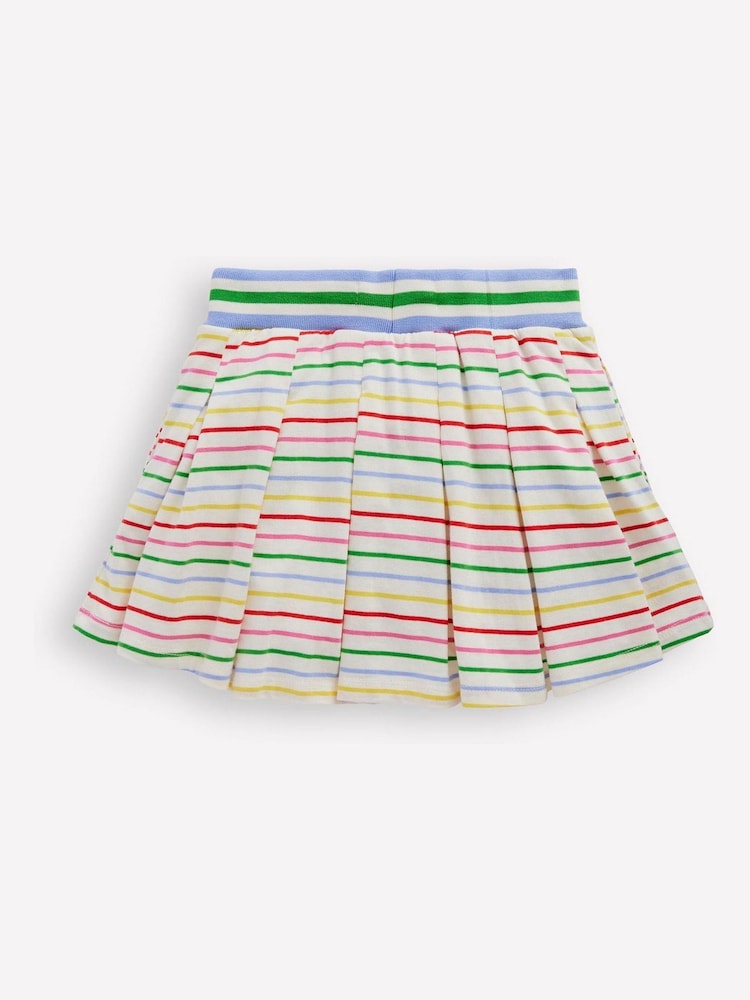 Boden Pink Pleated Jersey 100% Cotton Skort - Image 2 of 4