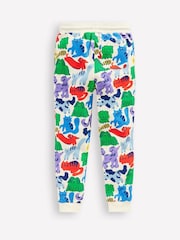 Boden Blue Printed Comfy 100% Cotton Joggers - Image 2 of 3