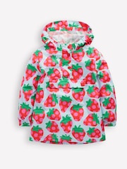Boden Blue Waterproof Pack Away Jacket - Image 1 of 4