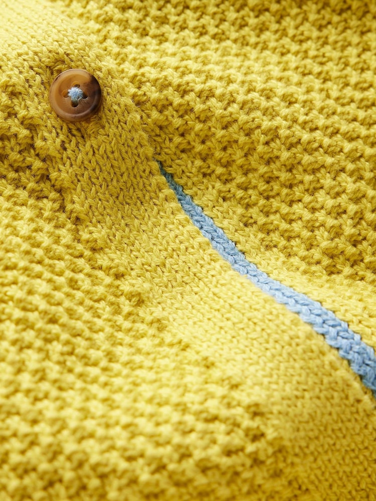 Boden Yellow Everyday 100% Cotton Cardigan - Image 3 of 3 Boden Yellow Everyday 100% Cotton Cardigan - Image 3 of 3