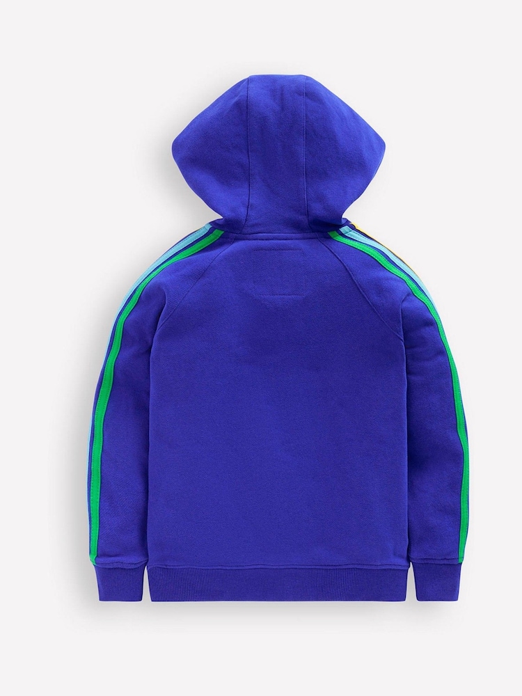 Boden Rainbow Zip-Up 100% Cotton Hoodie - Изображение 2 из 3