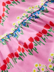 Boden Pink Ariel Twirly Jersey 100% Cotton Dress - Image 3 of 4