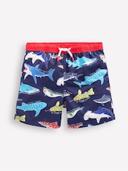 Boden Blue Light Swim Shorts - Image 1 of 3