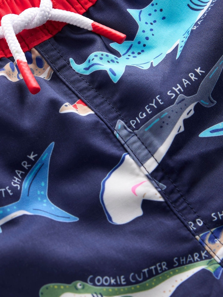 Boden Blue Light Swim Shorts - Image 3 of 3