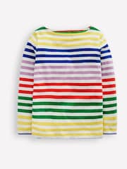 Boden Pink 100% Cotton Ella Breton T-Shirt - Image 1 of 4