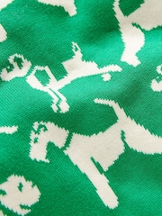 Boden Green Novelty 100% Cotton Jumper - Image 3 of 3