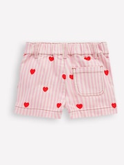 Boden Pink Hearts Patch Pocket Shorts - Image 2 of 3