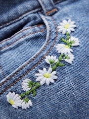 Boden Blue Denim 100% Cotton Shorts - Image 3 of 3