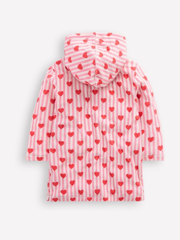 Boden Pink Romie Towelling Zip Thrown-On Coverup - Image 2 of 3