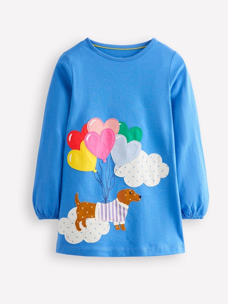 Boden Appliqué 100% Cotton Jersey Tunic - صورة 1 من 3 Boden Appliqué 100% Cotton Jersey Tunic - صورة 1 من 3