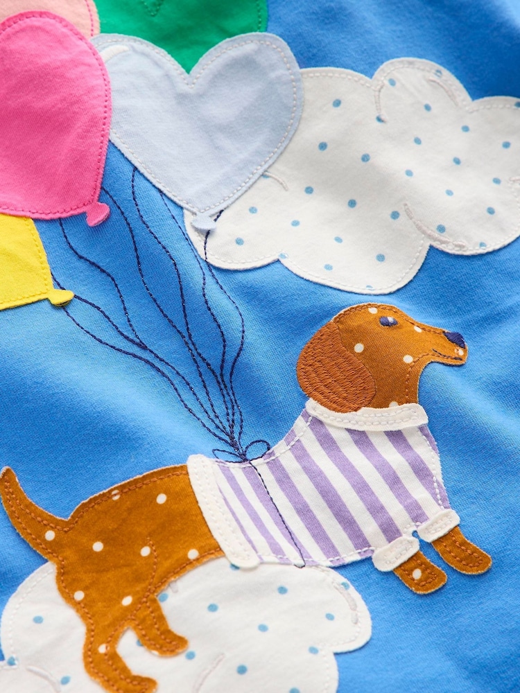 Boden Appliqué 100% Cotton Jersey Tunic - صورة 3 من 3 Boden Appliqué 100% Cotton Jersey Tunic - صورة 3 من 3