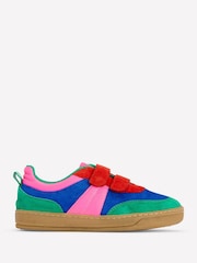 Boden Red Colourblock Low Tops - Image 1 of 3