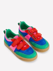 Boden Red Colourblock Low Tops - Image 2 of 3