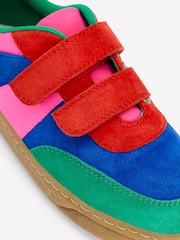 Boden Red Colourblock Low Tops - Image 3 of 3