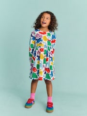 Boden Green Long-Sleeved Fun Jersey Dress - Image 1 of 4